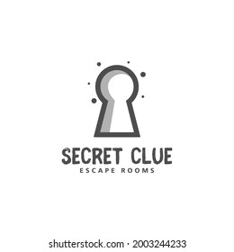 Key Hole Logo Design Illustration