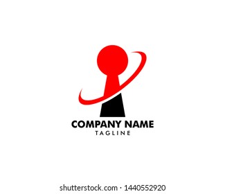 Key Hole Logo Template Illustration Design