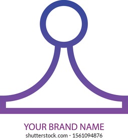 Key Hole Logo Vector Design
