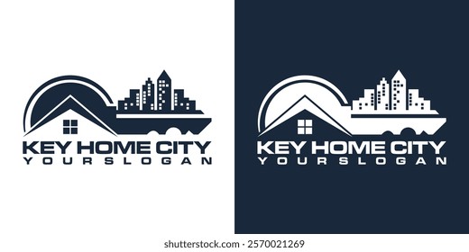 key home city logo creative Logo icon logo abstract vector illustration