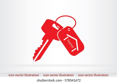 key home icon vector illustration.