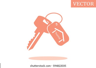 key home icon vector illustration EPS 10