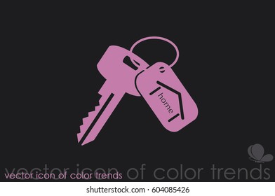 key home icon vector illustration.