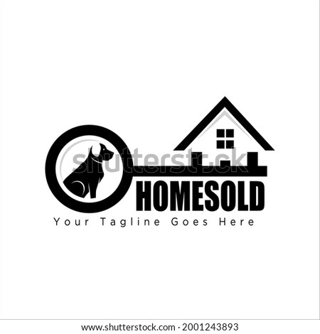 key home logo designs simple modern for real estate service