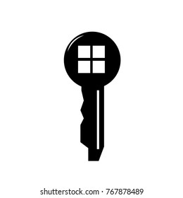 key home logo vector template design icon