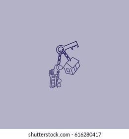 key, house, car, icon