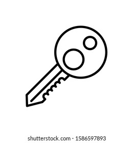 key house door isolated icon vector illustration design