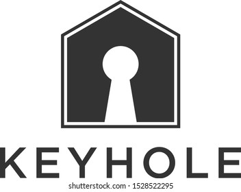 Key House Logo Template Design Vector