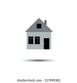 key, house vector symbol door lock icon illustration