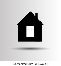 key house vector symbol door lock icon