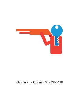 Key Hunt Logo Icon Design