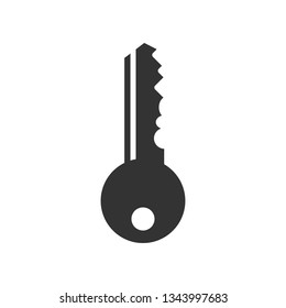 Key Icon. Access or Keyword Illustration As A Simple Vector Sign & Trendy Symbol for Design and Websites, Presentation or Mobile Application.