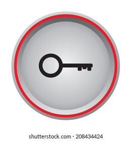 key icon circular button