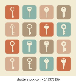 Key icon collection