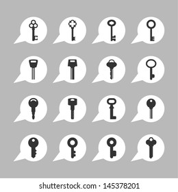 Key icon collection