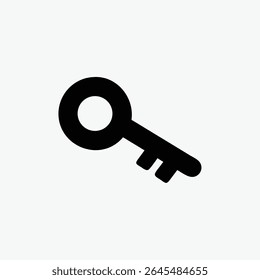 key icon design fully editable vector template	