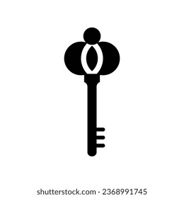 diseño de icono de clave, diseño de ilustración