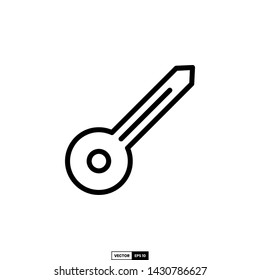 Key icon, design inspiration vector template for web design or mobile app