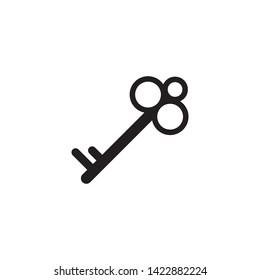 key icon design template. Trendy style, vector eps 10