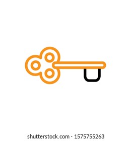 key icon design template trendy