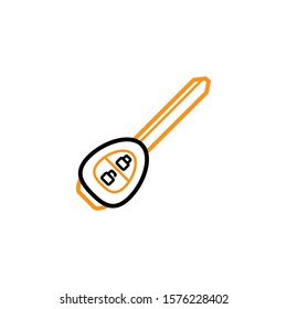 key icon design template trendy