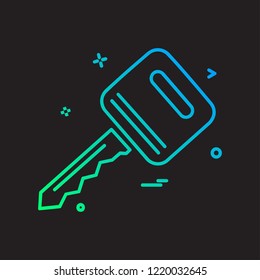 Key icon design vector 