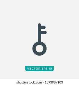 Key Icon Design, Vector EPS10