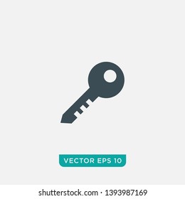 Key Icon Design, Vector EPS10