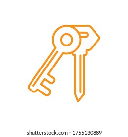 Key Icon Design Vector Illustration