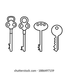 key icon design vector template