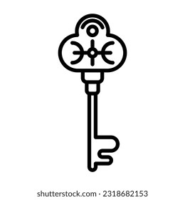 Key Icon Design Vector template Illustration