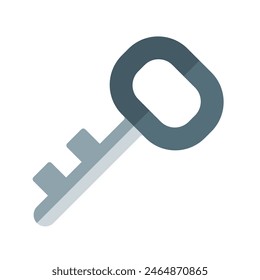 Plantilla de Vector de diseño de ícono de llave simple y moderno