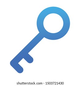 Key icon. Element of business management strategy illustration. Signs and symbols can be used for web, logo, mobile app, UI, UX