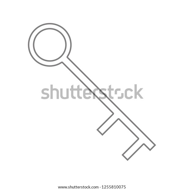 Key icon. Element of cyber security for\
mobile concept and web apps icon. Thin line icon for website design\
and development, app\
development