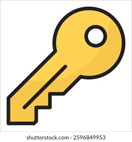 Key Icon Element For Design
