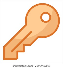 Key Icon Element For Design