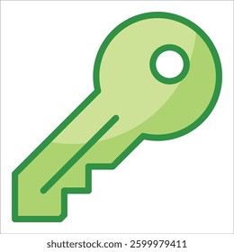 Key Icon Element For Design