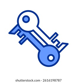 Key Icon Element For Design