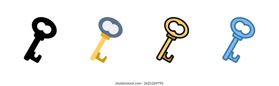 Key Icon Element For Design