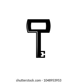 key icon. Element of lock and key elements illustration. Premium quality graphic design icon. Signs and symbols collection icon for websites, web design, mobile app on white background