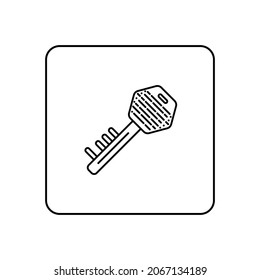 key icon. Element of minimalistic icon for mobile concept icon for websites, web design, mobile app on white background