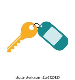 Key icon. Family travel. Vector illustration.