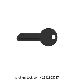 Key. Icon Flat