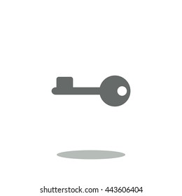 key Icon, flat design style