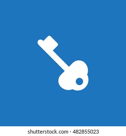 key Icon, flat design style