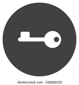 key Icon, flat design style