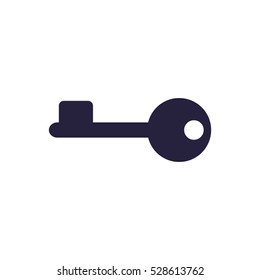 key Icon, flat design style