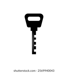 Key icon flat style isolated. Vector
