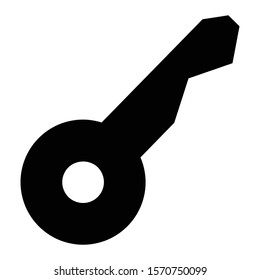 key icon glyph vector design