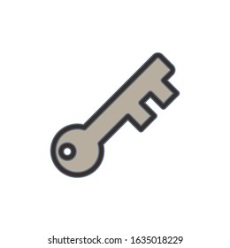 Key Icon for Graphic Design Projects